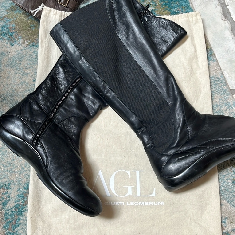 AGL knee high boots